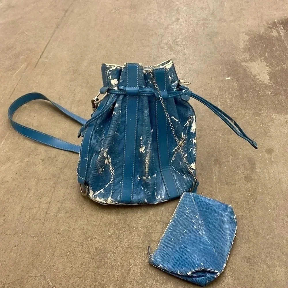 Authentic lancel bucket bag